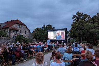 Vor dem Hauptfilm wurde unser Imagefilm gezeigt.